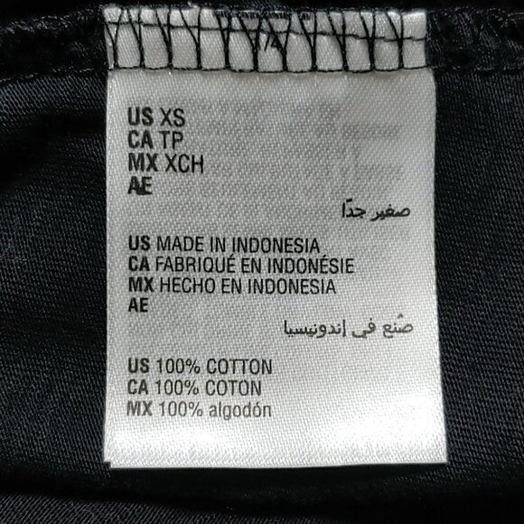 NWT I.N.C INTERNATIONAL CONCEPT Black scoop neck puff sleeve top - Picture 15 of 15